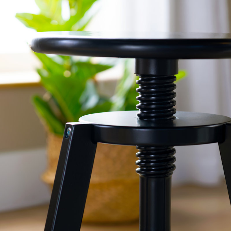 Tabouret de dessin réglable, Noir