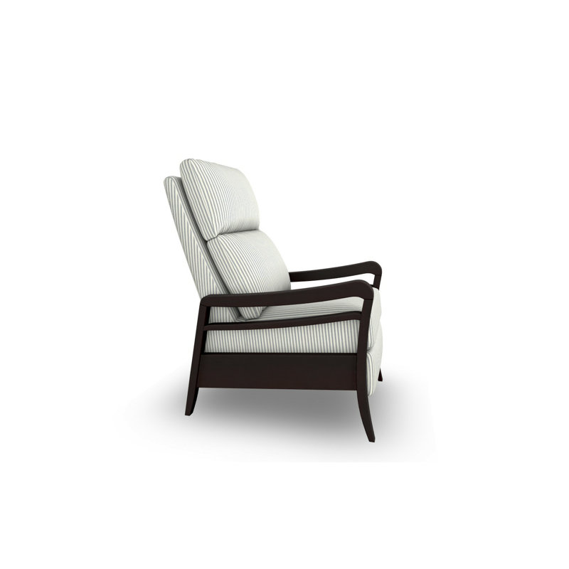 Modern High Leg Recliner, Adrift, Espresso