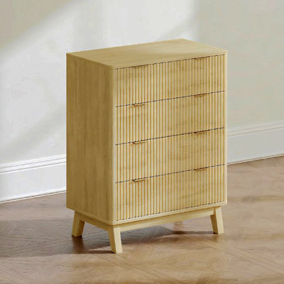 Closet Dresser,4 Drawer Double Dresser For Bedroom