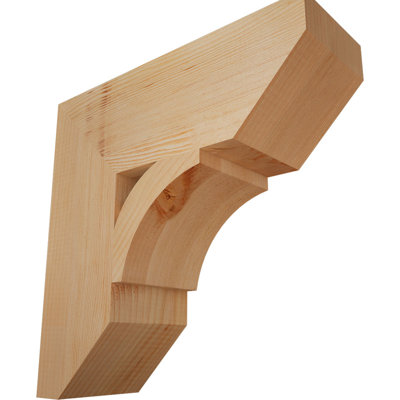 Support en bois / corbeau