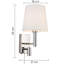 Pierron Iron LED Plug-in Swing Arm Sconce