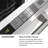 ZLINE Autograph 24 in. Auto Door Open 3rd Rack Dishwasher, 44dBa, Steel Panel & Nickel Helix Handle-119237982