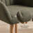 Modern Set of 2 Upholstered Bar Stools with Curved Backrest, Armrests, and Footrest for Kitchen Islands and Counter Height Dining, Featuring Solid Wood Legs and Durable Fabric Seating-1749979195