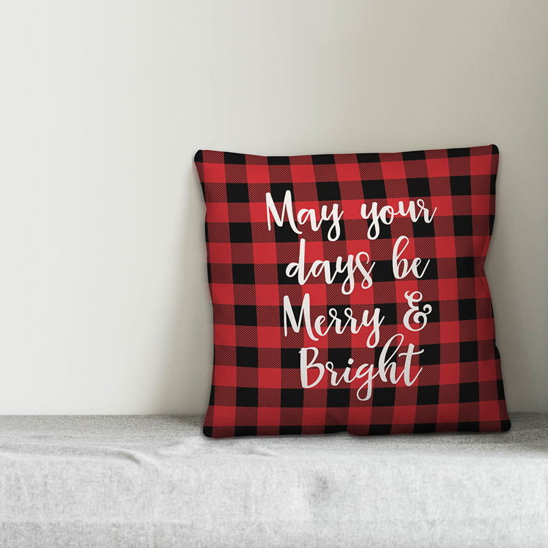  Coussin May May Days Be Merry, Housse de coussin