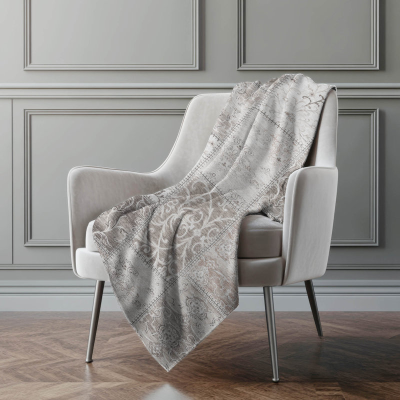Jeté en sherpa Addison, Taupe
