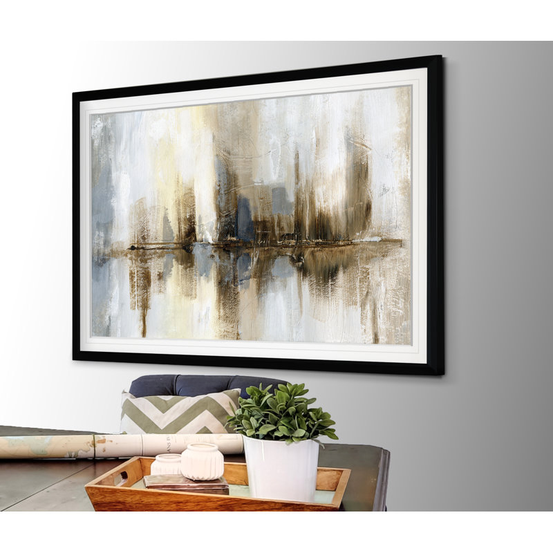 «Harbor Lights», impression sur toile tendue, H 30 po x l 40 po x P 1,5 po, Cadre noir