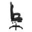 Metro Lane Adjustable Reclining Ergonomic Swiveling PC & Racing Game Chair in Black