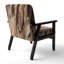 Fauteuil rembourré Terracotta Bliss Texture Abstract VI