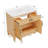 Rattan Bathroom Vanity with Ceramic Sink-581238499