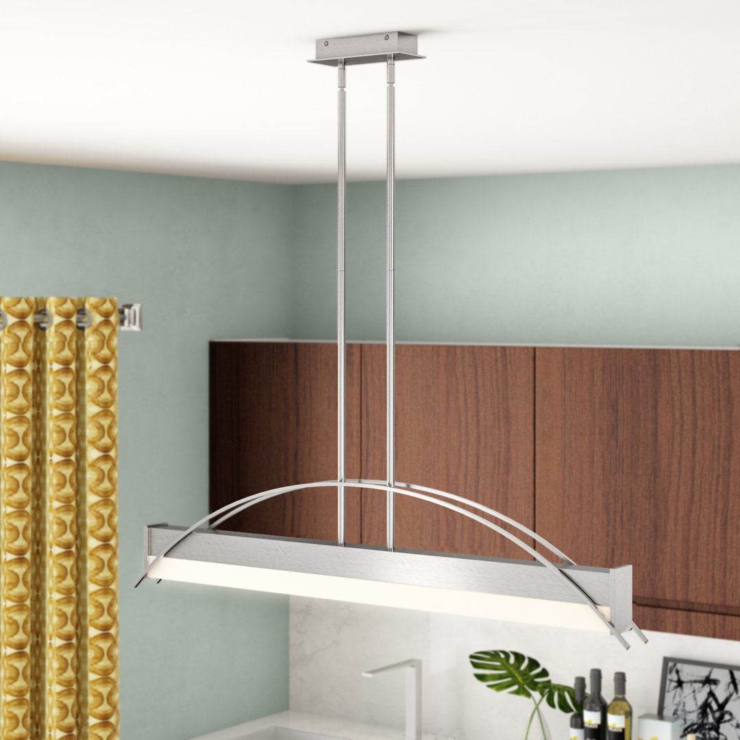1 - Light LED Single Pendant Orren Ellis