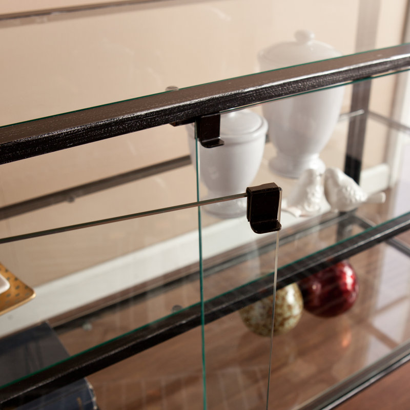 50.75'' Glass Top Console Table