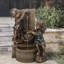 Fontaine garçon et fille en résine Chalfield