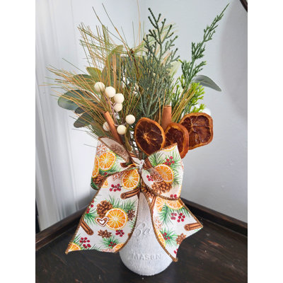 Arrangement de fausse soie en pot