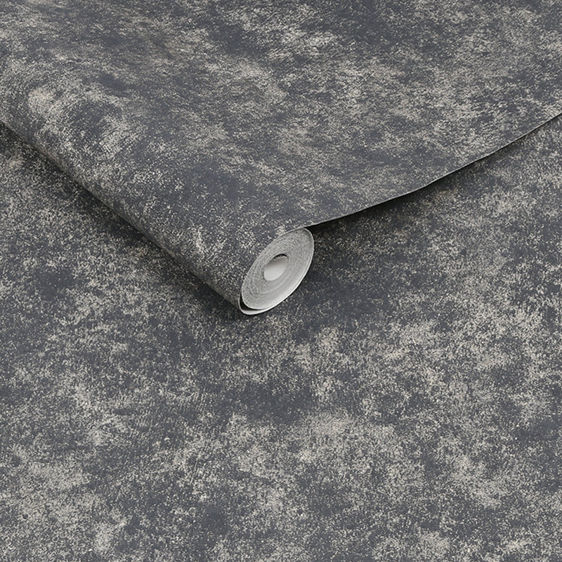 10m x 52cm Matte Wallpaper Roll, Concrete Onyx