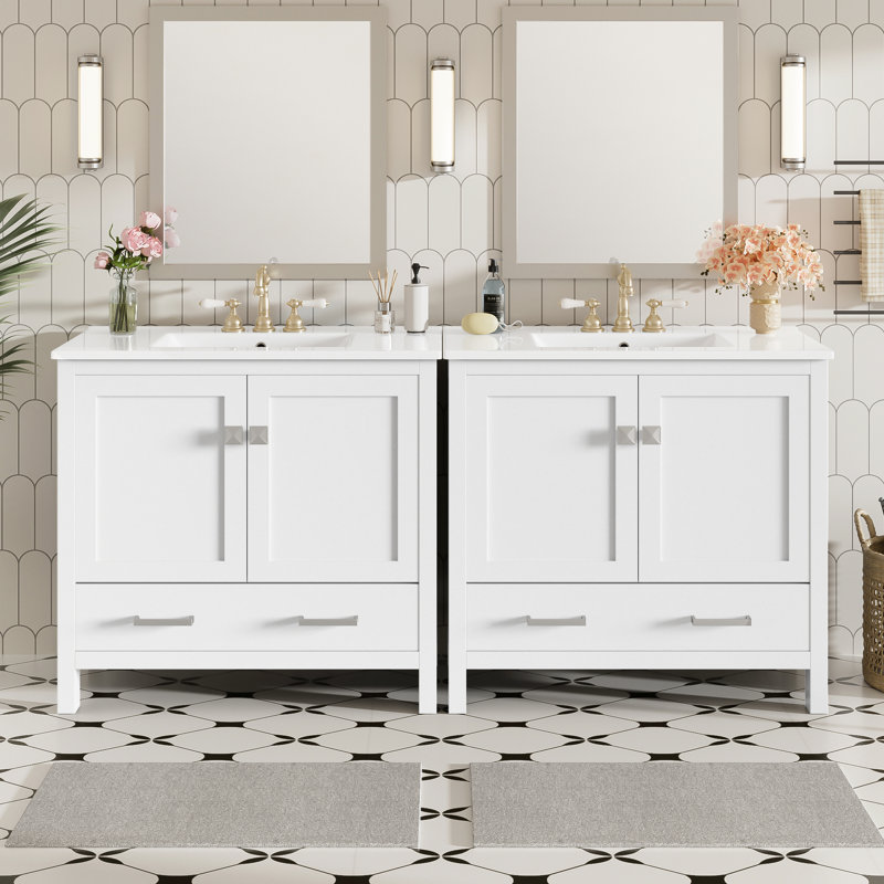 Freestanding Standard With Ceramic Top