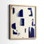 «Fragment Abstraction I», reproduction encadrée de qualité supérieure - prête à être accrochée - aucun clou requis - aucun clou requis-1663960079-1663960065
