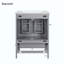 Meuble-lavabo de salle de bain avec lavabo encastré intégré, armoire de rangement, portes à fermeture en douceur, tiroir divisé et tablette à double couche pour un rangement polyvalent-2017439281