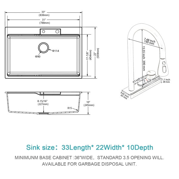 Dimensions du produit