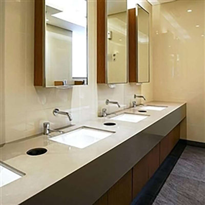 Commercial Wall Mount Touchless Faucet for High Traffic Public Restrooms and Hygienic Use