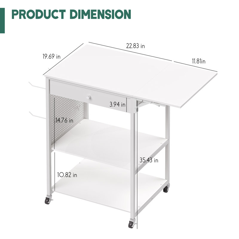 3D Printer Stand Table With Filament Storage Foldable For 3D Printing Studio Home