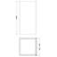 nuie Lucie 1000mm Matt Black Side Panel