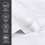 Taie d'oreiller en satin de coton égyptien de luxe à densité de tissage 1000 fils Arling-18369135-18369134
