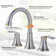 8 Inch Widespread Double Handle Bathroom Faucet With Pop Up Drain