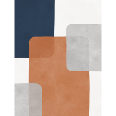 Geometric Color Blocks Print by Other Artist