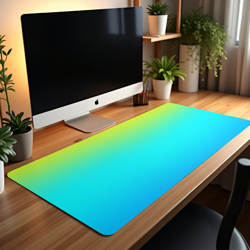 Polyester Desk Pad, 14.4x12.1