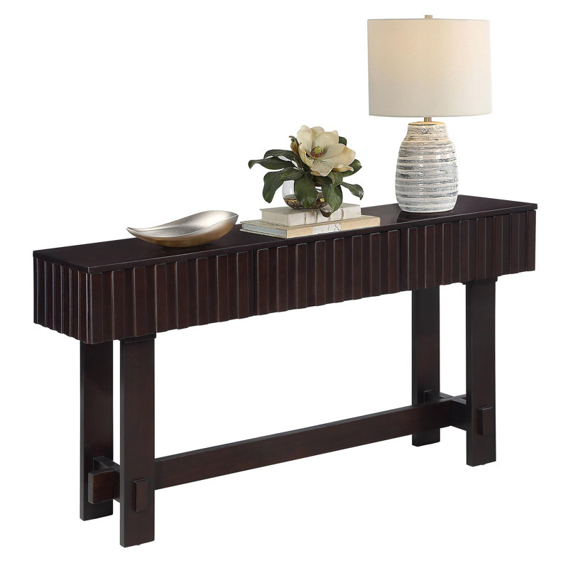 Console Mid Century Farmhouse, Espresso