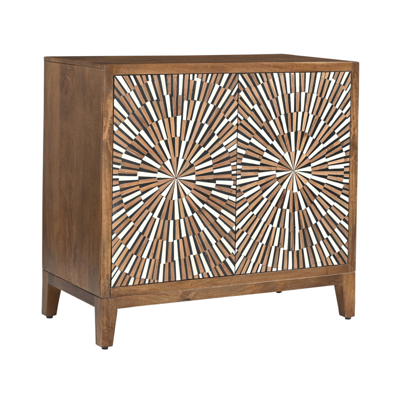 Armoire transitionnelle multicolore à deux portes Artesia