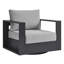 Fauteuil pivotant en aluminium thermolaqué Tahoe-2124419836