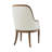 Dorchester 19.5'' H Fabric Upholstered Walnut Armchair