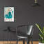  «Chill Sloth 2» par Cindy Jacobs, art mural en verre acrylique, 16 po x 24 po-1230129848
