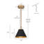 Haut 1 - Light Single Cone Pendant-1038194147