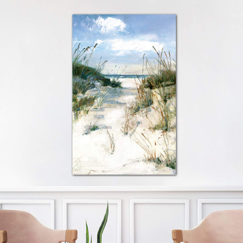 Dune View by Sally Swatland - Wrapped Canvas Painting, 66.04 cm H x 45.72 cm W x 3.175 cm D