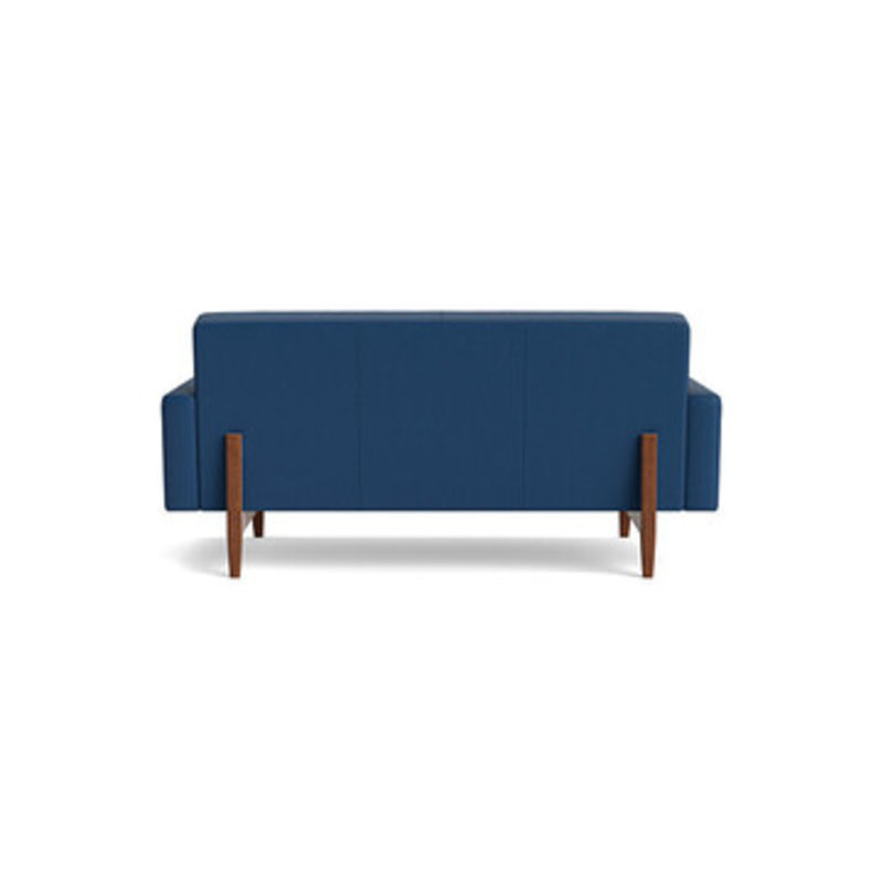 Tyler Leather Loveseat (70"), Leather - Deep Blue