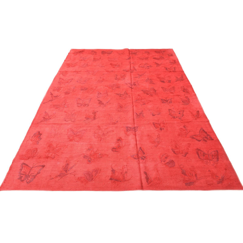 6x9 Parrish Red Rug