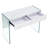 White Environmental Protection MDF Minimalist Dresser, Desk, Desktop Computer Desk, With Double Drawer Storage Space, Simple Home, Perfect For Various Styles Of Home Environment.