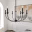 Plafonnier lustre 6 lumières Hunter Southcrest-73725803