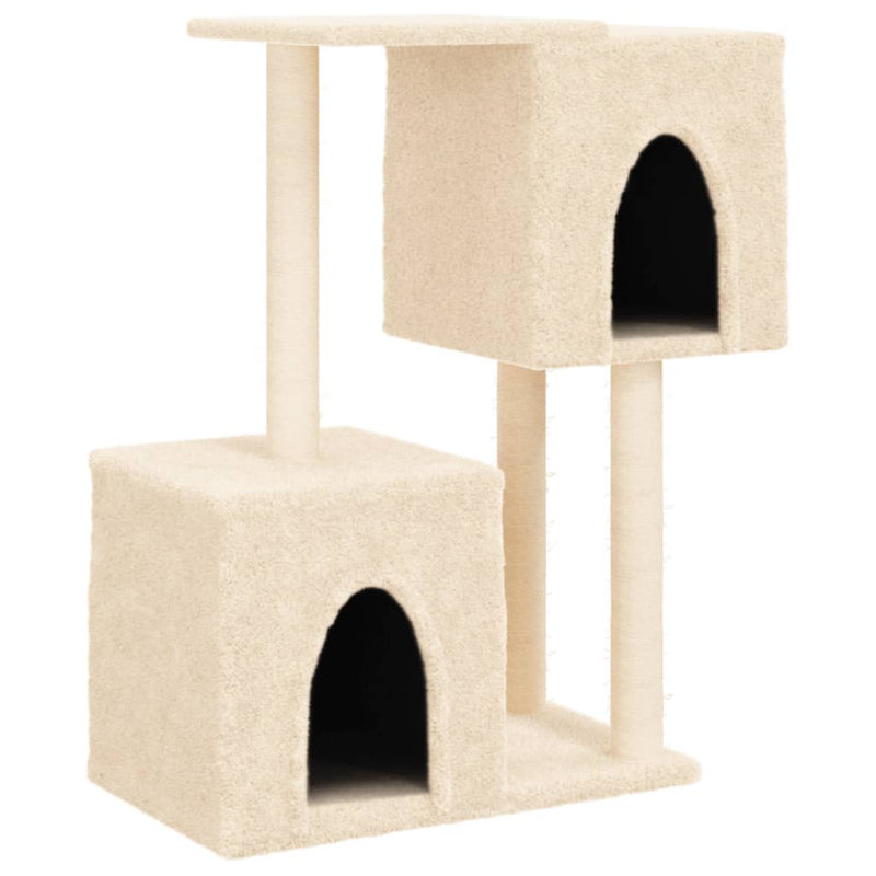 86cm H Cat Tree, Cream