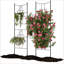 169.9cm H x 128.9cm W Metal Fan Trellis Side Panel