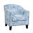 Giles Upholstered Barrell Chair with Silver Nail Trim-1543453994
