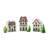 Holly Village Illuminated Ceramic House