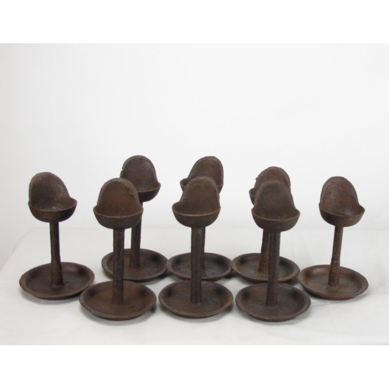 8.3'' H Iron Tabletop Candlestick