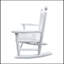 Chaise Adirondack à bascule en bois massif Ceona-1895501389
