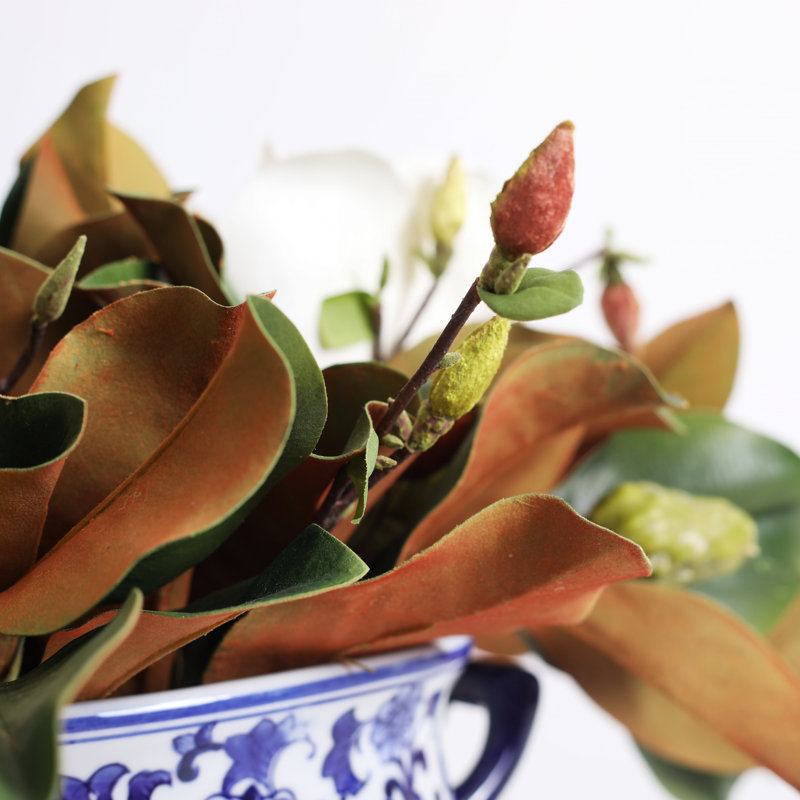 Arrangement floral Magnolia blanc