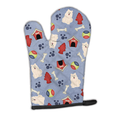 Caroline's Treasures Dog House Polyester Oven Mitt