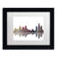 «Boston Massachusetts Skyline» par Marlene Watson, impression encadrée-15723306-59133862