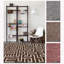 Tapis d'intérieur tissé à la main à motif géométrique ivoire tissé à la main Zuniga-24432436